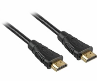 PremiumCord Kábel HDMI A - HDMI AM / M 2m, zlac.kon.
