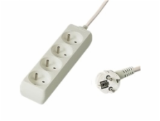 PremiumCord PP4-03 230V 3m 4 zásuvky