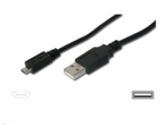 PremiumCord Kábel micro USB, AB 1m