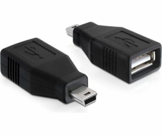 DeLock Adaptér USB 2.0 Samice&gt; USB mini konektor SAMEC