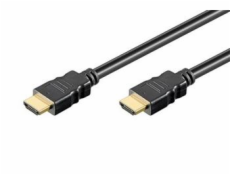 PremiumCord Kábel HDMI A - HDMI AM / M 1m, zlac.kon.