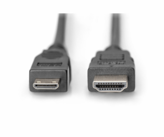 Digitus HDMI 1.3 / 1.2 (C to A) pripojovací kábel 2 m, po...