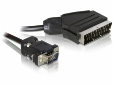 DeLock kábel 2m zo SCART na VGA