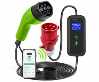 Qoltec Mobilní nabíječka pro elektromobil EV s regulací 2...