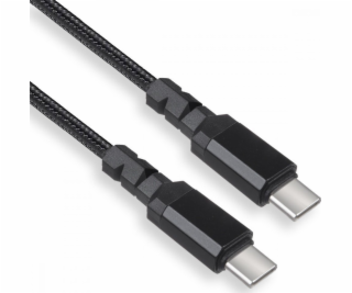 Kabel 2x USB-C 15W 2m s podporou QC 3.0 MCE494 Černý