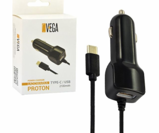 Jednodílná nabíječka Vega 1x USB-A 2.1 A (22716)