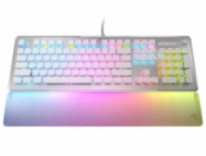 ROCCAT Vulcan II Max, herní klávesnice, Red Switch, RGB LED, US layout, bílá