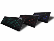 AMEI Keyboard AM-K3001B Professional Letter Blue Illuminated Keyboard (CZ layout)