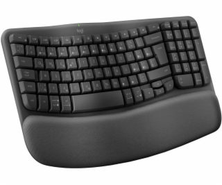 Logitech klávesnice Wave keys - bezdrátová/bluetooth/ergo...