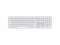 Apple Magic Keyboard Numeric Touch ID/Bezdrátová Bluetooth/GER layout/Bílá
