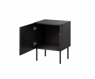 Szafka nocna 2szt SIENA 44,5x40x59 czarny mat