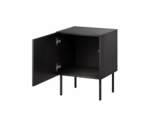 Szafka nocna 2szt SIENA 44,5x40x59 czarny mat