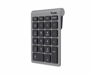 Trust Xalas Wireless numpad/Bezdrátová USB/Stříbrná