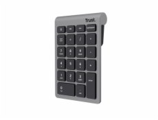 Trust Xalas Wireless numpad/Bezdrátová USB/Stříbrná