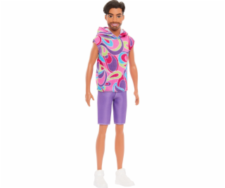 Mattel BRB KEN STYLOVÉ TRIČKO 80. LET HRH26 WB6