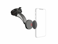 Hama 00201512 Magnet Car Mobile Phone Holder with Suction Cup, 360 Rotation Universal