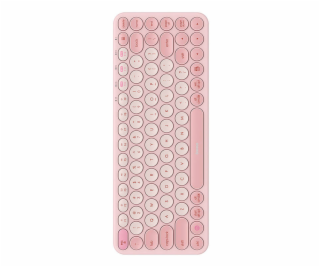 Baseus K01A Bezdrátová třírežimová klávesnice Baby Pink