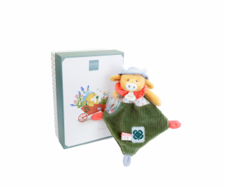 Doudou Dárková sada Plyšová kravička Aneth s chrastítkem ...