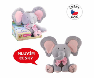 Hračka MaDe Sloník - hra na schovávanou růžový