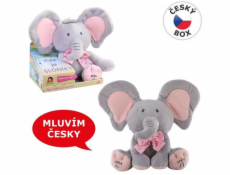 Hračka MaDe Sloník - hra na schovávanou růžový