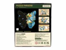 RoboTime Dřevěné puzzle Motýl Morpho Helena