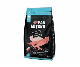 PAN MIĘSKO Puppy Turkey with calamari M - suché krmivo pr...