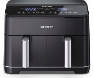 Sharp AF-GD82AE-B Dvojitý 8 l Samostatné 1800 W Horkovzdu...