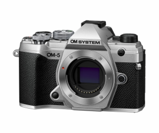 OM System OM-5 silver housing