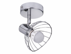 Activejet GIZEL single ceiling wall lamp chrome E14 spotlight for living room