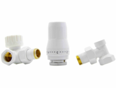 Schlosser TERMOSTATICKÝ SET STANDARD 1/2GZ x 1/2GW AXIAL LEVÝ - BÍLÝ