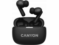 Canyon Sluchátka CANYON OnGo TWS-10 ANC a ENC do uší Černá