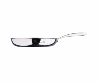 Pánev s nepřilnavým povrchem GIRO 28 cm nerez BGMP-2116