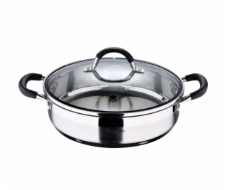 Servírovací pánev s poklicí nerez FOODIES 28 cm 3,8 litru...