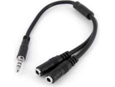 STARTECH Headset adapter with headphone/mic plugs, STARTECH Headset adapter with headphone/mic plugs - MUYHSMFF