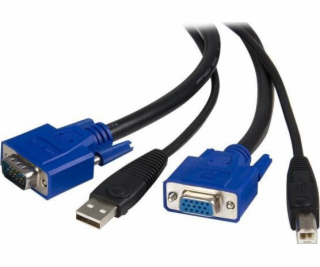 STARTECH 6 ft 2-in-1 USB KVM Cable, STARTECH 6 ft 2-in-1 ...