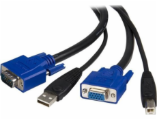 STARTECH 6 ft 2-in-1 USB KVM Cable, STARTECH 6 ft 2-in-1 USB KVM Cable - SVUSB2N1_6