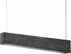 Nowodvorski Závěsná lampa kámen, travertin, 1x39W, T5, šedá (7014)