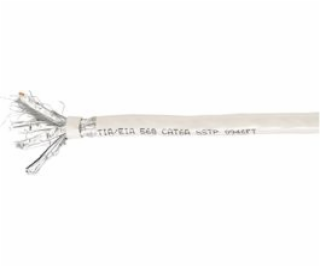 Equip Instalační kabel S/FTP, Cat6A, 100 m, šedý (401491)