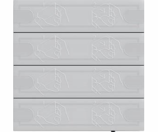 GIRA GIRA tlačítkový senzor 4 Comfort 4x KNX TS4 antracit...