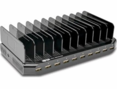 Tripp Lite USB adaptér 10portová USB nabíjecí stanice Tripp Lite s nastavitelným úložným prostorem U280-010-ST-CEE 96 W