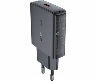 Acefast Nabíječka A65 PD 20W GaN USB-C do zásuvky - černá