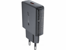 Acefast Nabíječka A65 PD 20W GaN USB-C do zásuvky - černá