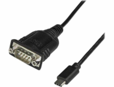 StarTech Kabel USB-C na DB-9 0,4 m černý (ICUSB232C)