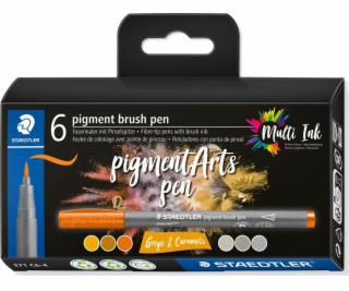 Staedtler MultiInk pigmentové umělecké štětcové pero STAE...
