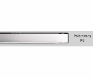 SpiroFlex Lineární sprchový žlab 700 AQUA STEEL LA s lešt...