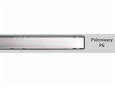 SpiroFlex Lineární sprchový žlab 700 AQUA STEEL LA s leštěným roštem SZG SPIROFLEX SX-OLA700SZG