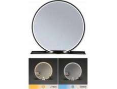 Paulmann Stropní svítidlo koupelnové zrcadlo s poličkou, MIRO LED, 10,5 W, DIM 160 lm, 2700/4000/6500K, 500 mm, IP44, 230 V, černé