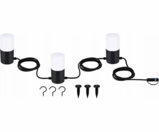 Paulmann Plug & Shine TUBS 3x2W 3000K E14 IP44 24V antrac...