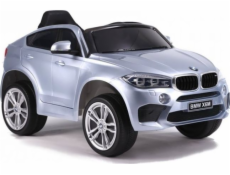 Lean Sport Auto na baterie BMW X6 stříbrně lakované