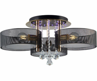 Mdeco Stropní lampa Stropní lampa glamour ELMDRS8006/3 TR...